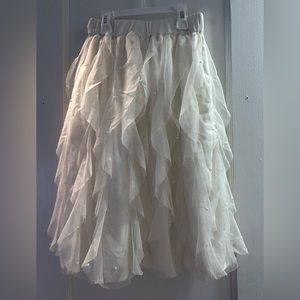 Joyfolie Mia Joy Little girls frilly skirt with pearls
